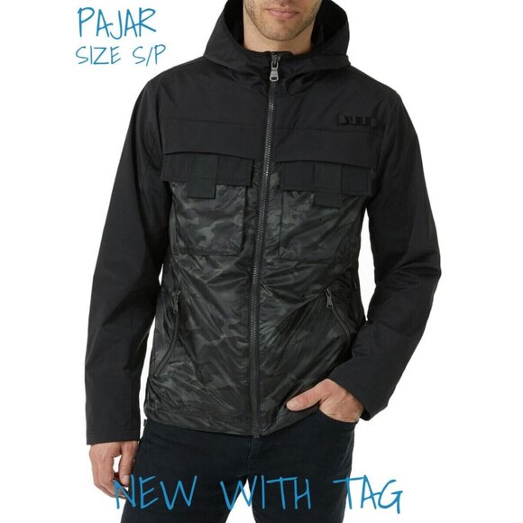 Men's Pajar Canada Packable Camouflage Rain Jacket - New with Tags, Size S/P - Picture 1 of 5